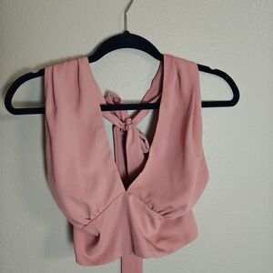 HYFVE Blush Pink Sleeveless Blouse